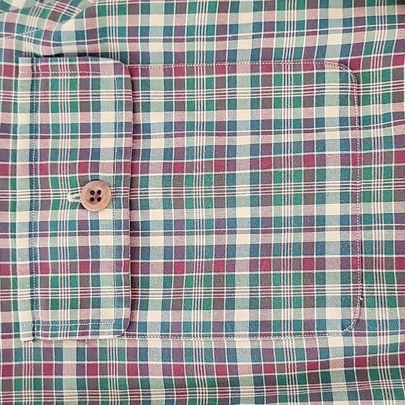 Polo by Ralph Lauren Plaid Button Down Shirt - Green and Brown - Picture 4 of 5